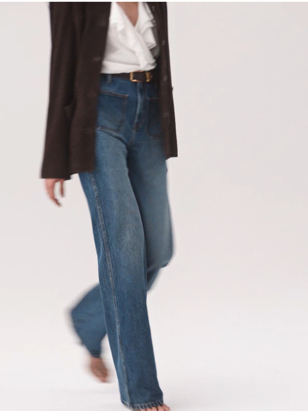 BNNW Reformation Alyssa Stretch High-Rise Wide-Leg Long Jeans. Limited Edition. - Picture 2 of 11